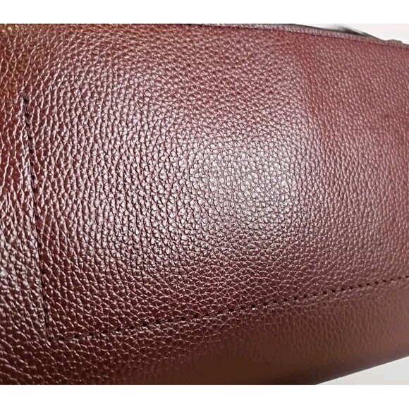 Kate Spade Wine Colored Front Slip Pocket Zippered Closure Wristlet Purse NWOT - Picture 4 of 8